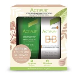 Crema BB Dorata 30ml E Gel Schiumogeno 100ml SET 130 Ml Actipur Noreva