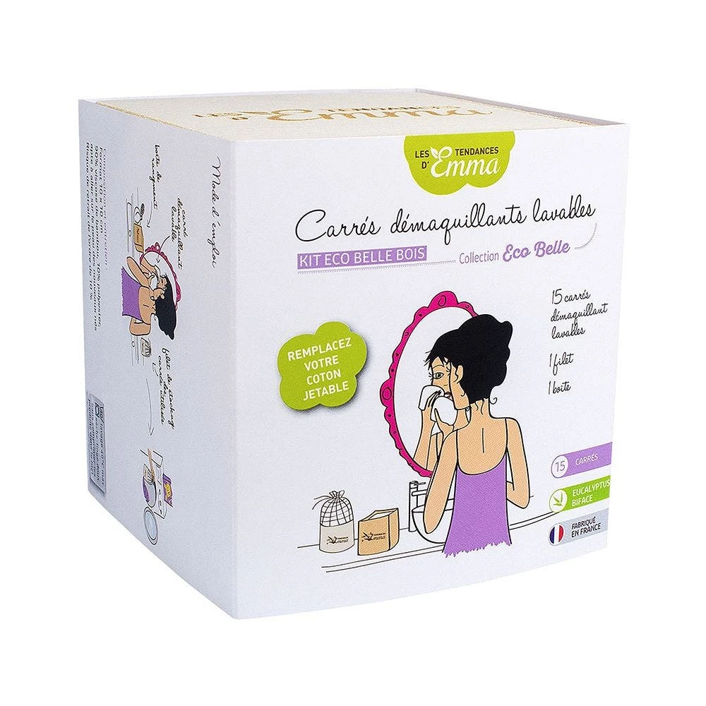 Kit In Legno Di Eucalipto Eco Belle X15 Les Tendances D'Emma 2 Kit In Legno Di Eucalipto Eco Belle X15 Les Tendances D'Emma - immagine 2