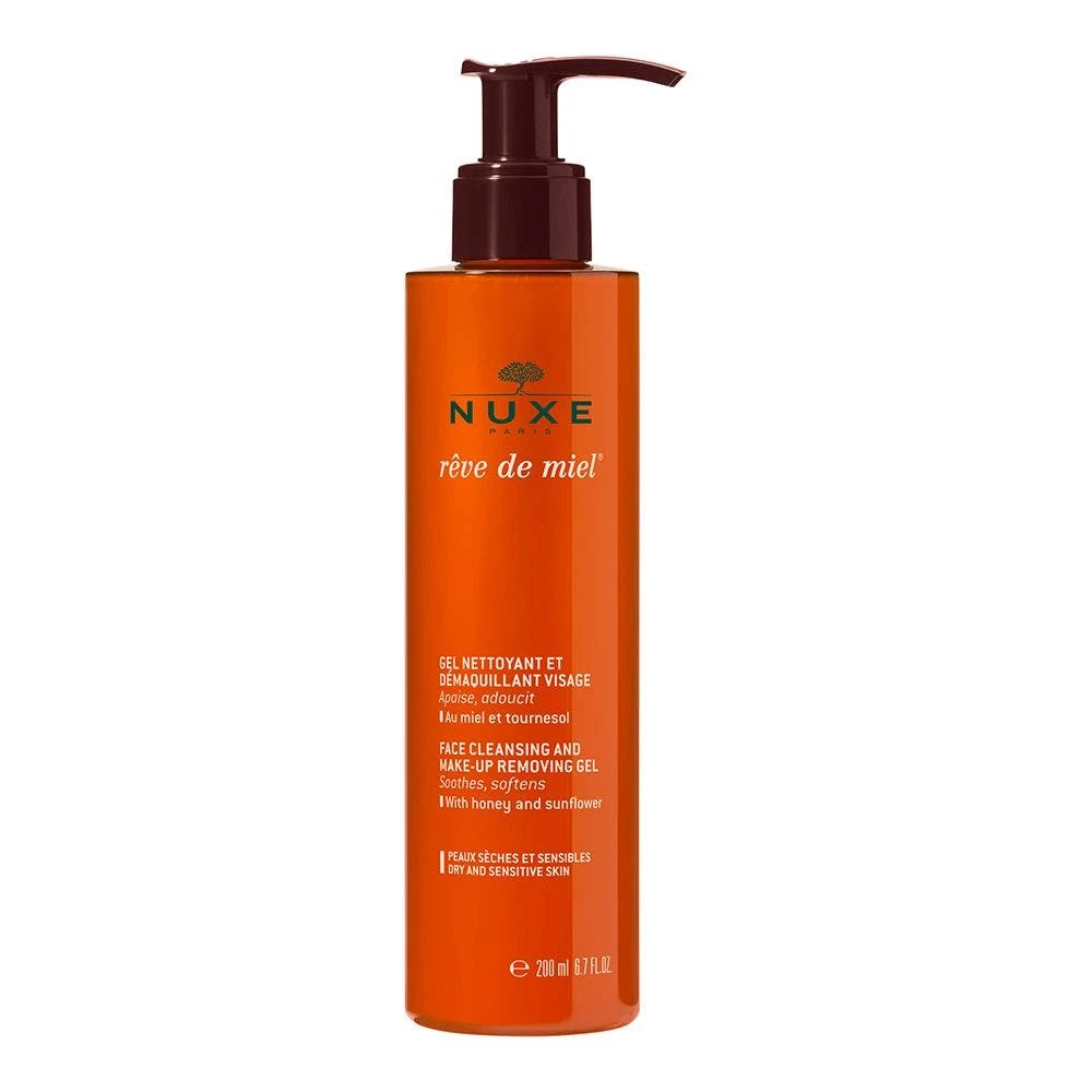 Gel Detergente E Struccante Viso Pelli Secche E Sensibili 200ml Reve De Miel Nuxe 2 Gel Detergente E Struccante Viso Pelli Secche E Sensibili 200ml Reve De Miel Nuxe - immagine 2