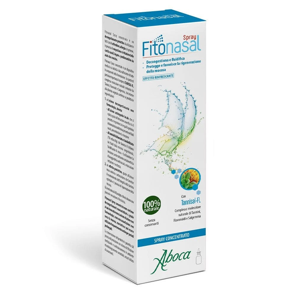 Fitonasal Spray Concentrato 30ml ORL Aboca 1 Fitonasal Spray Concentrato 30ml ORL Aboca