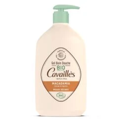 Gel Detergente Bagno-Doccia All'Olio Di Macadamia Bio 1L Pelle Sensibile Rogé Cavaillès
