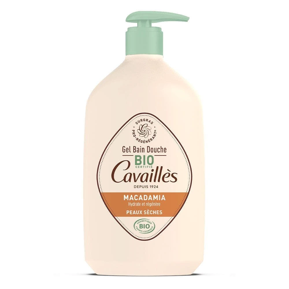 Gel Detergente Bagno-Doccia All'Olio Di Macadamia Bio 1L Pelle Sensibile Rogé Cavaillès 1 Gel Detergente Bagno-Doccia All'Olio Di Macadamia Bio 1L Pelle Sensibile Rogé Cavaillès