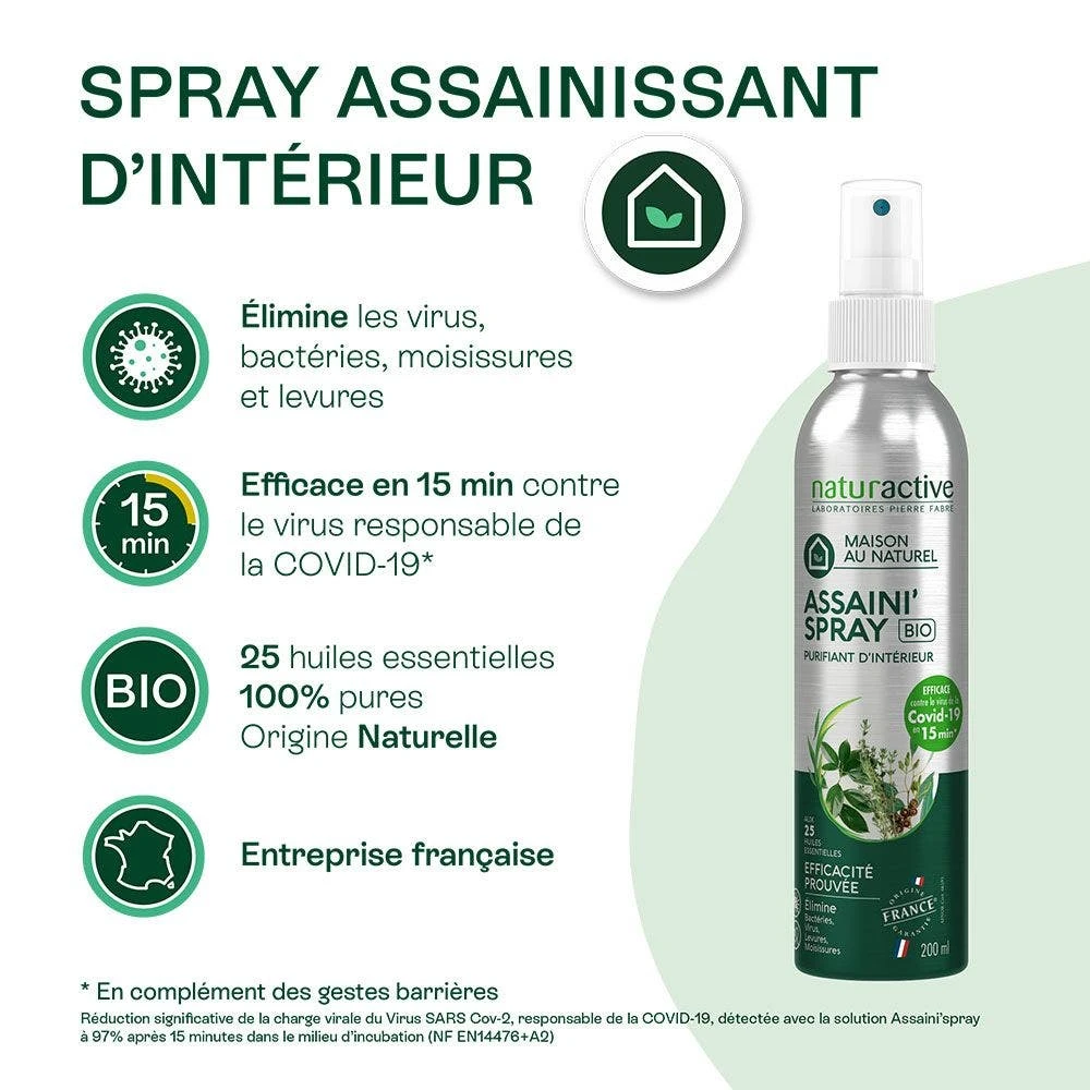 Purificante Spray Biologico Per Ambienti Interni 200 Ml Naturactive 3 Purificante Spray Biologico Per Ambienti Interni 200 Ml Naturactive - immagine 3