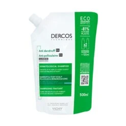 Shampoo Eco-refill Antiforfora 500ml Dercos Capelli Da Normali A Grassi Vichy