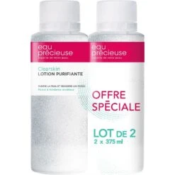 Eau Precieuse Lozione Purificante 2x375ml Peaux à Tendance Acénique Eau Precieuse