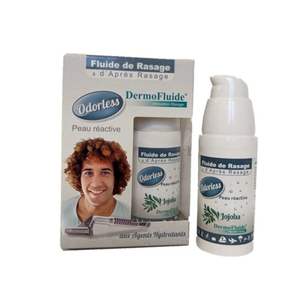 FLUIDO PER LA RASATURA E DOPOBARBA PER PELLI REATTIVE 20ml Dermo Fluide 1 FLUIDO PER LA RASATURA E DOPOBARBA PER PELLI REATTIVE 20ml Dermo Fluide