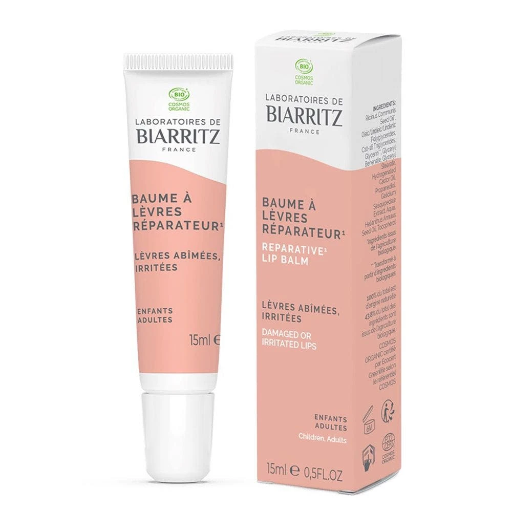 Balsamo Labbra Biologico 15ml Soins Réparateurs Riparatore, Lenisce E Protegge Laboratoires De Biarritz 2 Balsamo Labbra Biologico 15ml Soins Réparateurs Riparatore, Lenisce E Protegge Laboratoires De Biarritz - immagine 2