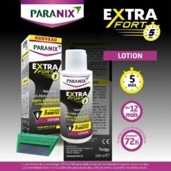 Extra Fort Lozione Anti-pidocchi E Lendini 100ml + Pettine Incluso Paranix -Corpo Vita Vendite 116182