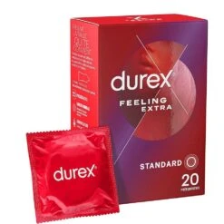 Preservativi Sottili Ed Extra Lubrificati X20 Feeling Extra Durex
