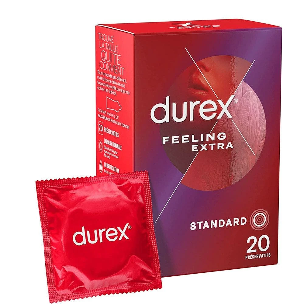 Preservativi Sottili Ed Extra Lubrificati X20 Feeling Extra Durex 1 Preservativi Sottili Ed Extra Lubrificati X20 Feeling Extra Durex