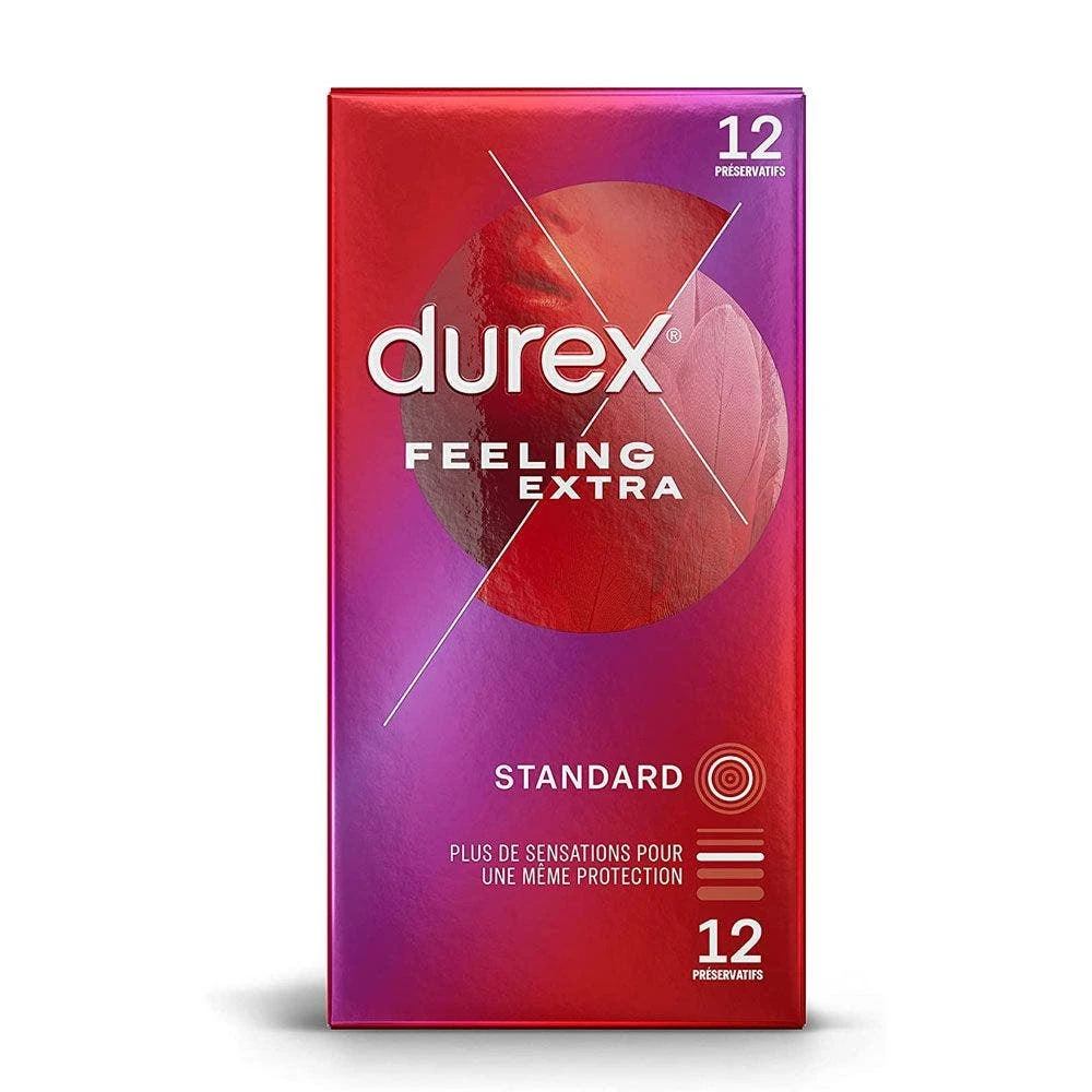 Preservativi Sottili Ed Extra Lubrificati X12 Feeling Extra Durex 2 Preservativi Sottili Ed Extra Lubrificati X12 Feeling Extra Durex - immagine 2