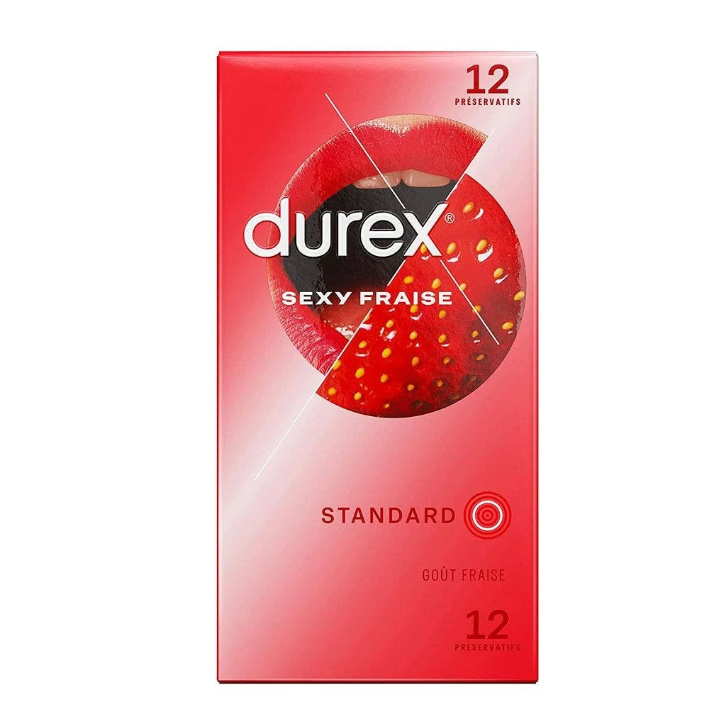 Preservativi Aroma Di Fragola 12pz Sexy Fraise Durex 2 Preservativi Aroma Di Fragola 12pz Sexy Fraise Durex - immagine 2
