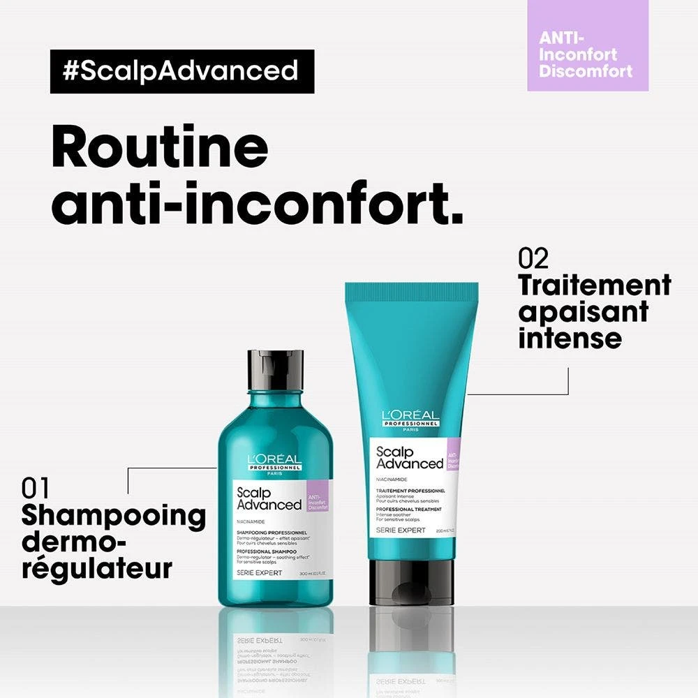 Shampoo Lenitivo Alla Niacinamide Dermo-lenitivo 500ml Scalp Advanced L'Oréal Professionnel 6 Shampoo Lenitivo Alla Niacinamide Dermo-lenitivo 500ml Scalp Advanced L'Oréal Professionnel - immagine 6