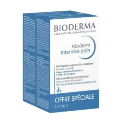 Barretta Detergente Intensiva Supergrassa 2x150g Atoderm Peaux Sèches Bioderma