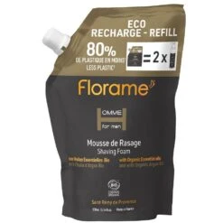 Schiuma Da Rasatura Biologica Eco-Refill 300 Ml Homme For Men Florame