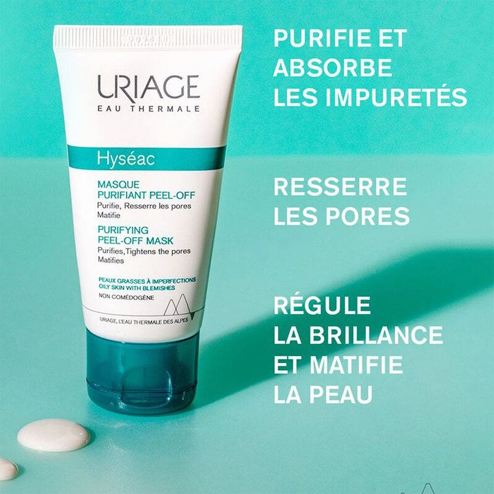 Maschera Purificante Peel-Off 50ml Hyseac Uriage 2 Maschera Purificante Peel-Off 50ml Hyseac Uriage - immagine 2