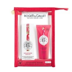 Acqua Profumata Bienfaisante + Gel Doccia Trousse 30ml + Gel Douche 50ml Offert Gingembre Rouge Roger & Gallet