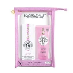 Acqua Profumata Bienfaisante E Gel Doccia Trousse Feuille De Thé Roger & Gallet