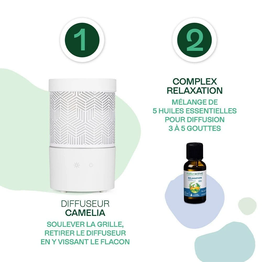 Diffusore Di Oli Essenziali Di Camelia Naturactive 4 Diffusore Di Oli Essenziali Di Camelia Naturactive - immagine 4