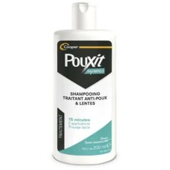 Shampoo Trattante Pidocchi E Lendini + Pettine Incluso 200ml Pouxit -Corpo Vita Vendite 126081