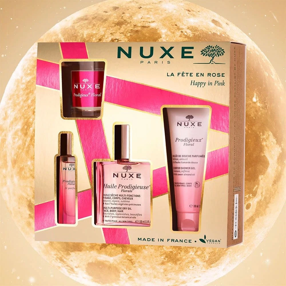 Cofanetto La Felicità è Rosa 100ml Prodigieux® Floral La Fête En Rose Nuxe 2 Cofanetto La Felicità è Rosa 100ml Prodigieux® Floral La Fête En Rose Nuxe - immagine 2