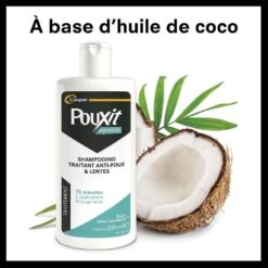 Shampoo Trattante Pidocchi E Lendini + Pettine Incluso 2x250ml Pouxit -Corpo Vita Vendite 127428