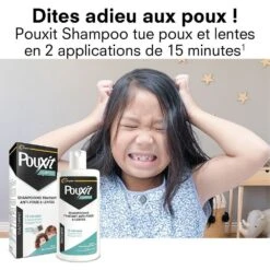 Shampoo Trattante Pidocchi E Lendini + Pettine Incluso 2x250ml Pouxit -Corpo Vita Vendite 127429