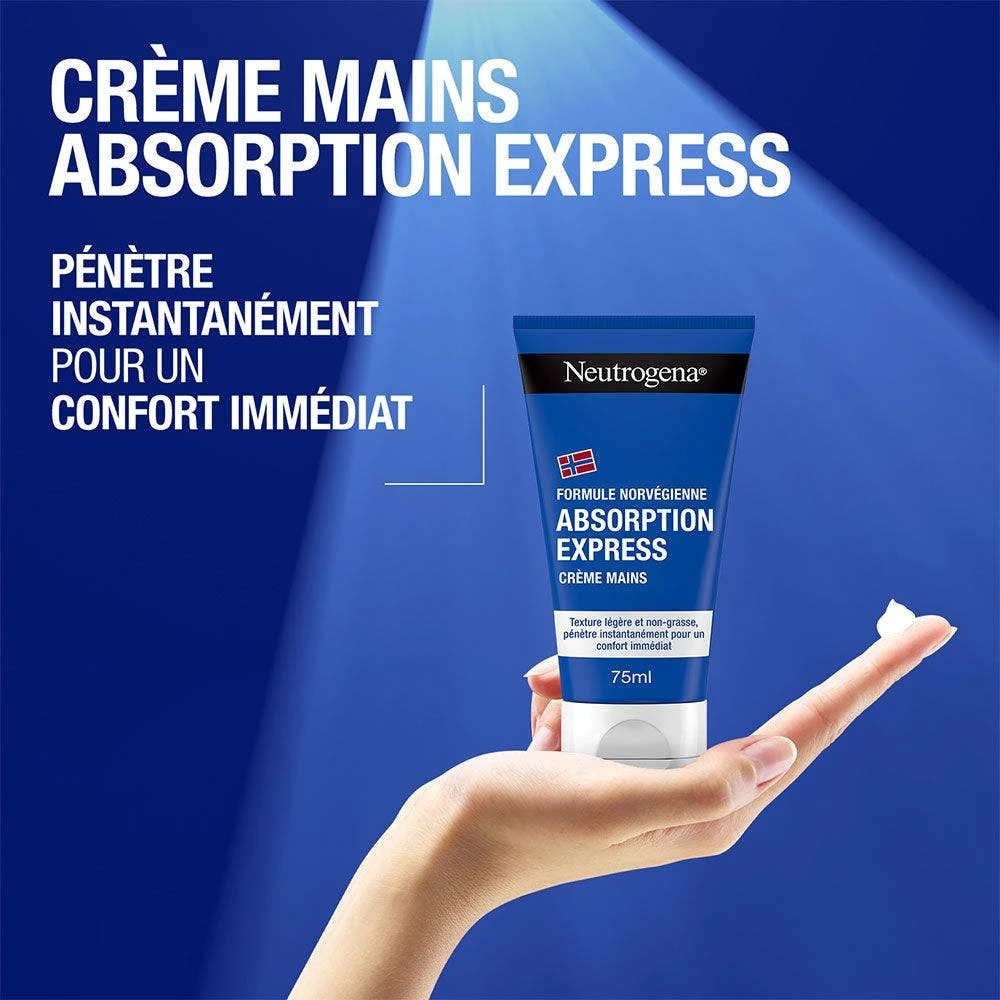 Crema Mani Ad Assorbimento Rapido 2x75ml Texture Leggera E Non Grassa Neutrogena 2 Crema Mani Ad Assorbimento Rapido 2x75ml Texture Leggera E Non Grassa Neutrogena - immagine 2
