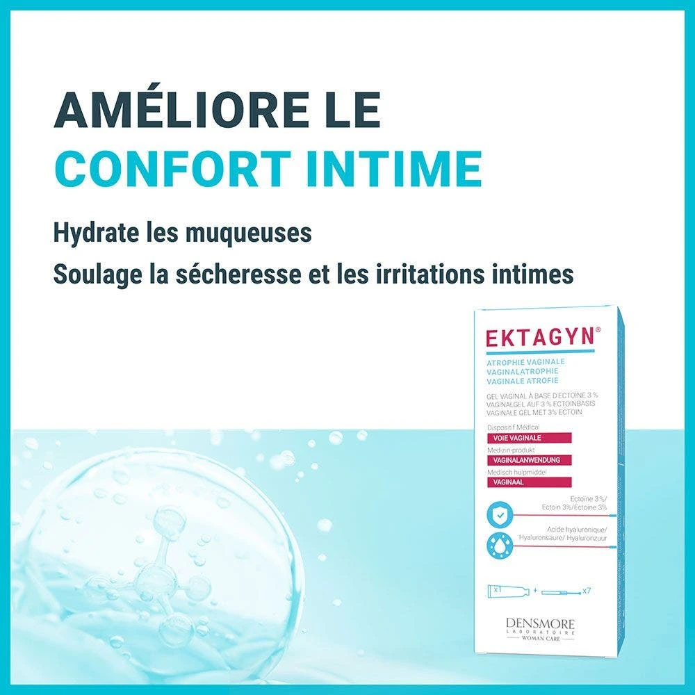 Ektagyn Gel Vaginale Per L'atrofia Vaginale 30ml + 7 Cannule Monouso Gynecologie Con Ectoin Densmore 5 Ektagyn Gel Vaginale Per L'atrofia Vaginale 30ml + 7 Cannule Monouso Gynecologie Con Ectoin Densmore - immagine 5