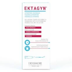 Ektagyn Gel Vaginale Per L'atrofia Vaginale 30ml + 7 Cannule Monouso Gynecologie Con Ectoin Densmore