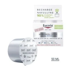 Ricarica Per La Cura Del Giorno Anti-età Spf15 Per La Pelle Secca 50ml Hyaluron-Filler + 3x Effect Eucerin