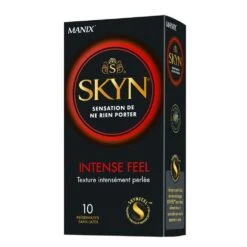 Preservativi Senza Lattice X10 Intense Feel Texture Intensamente Perlata Manix