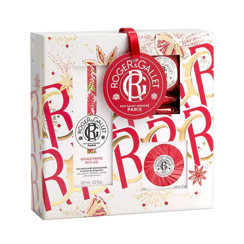 Set Regalo Acqua Bienfaisante Gingembre Rouge Roger & Gallet 1 Set Regalo Acqua Bienfaisante Gingembre Rouge Roger & Gallet