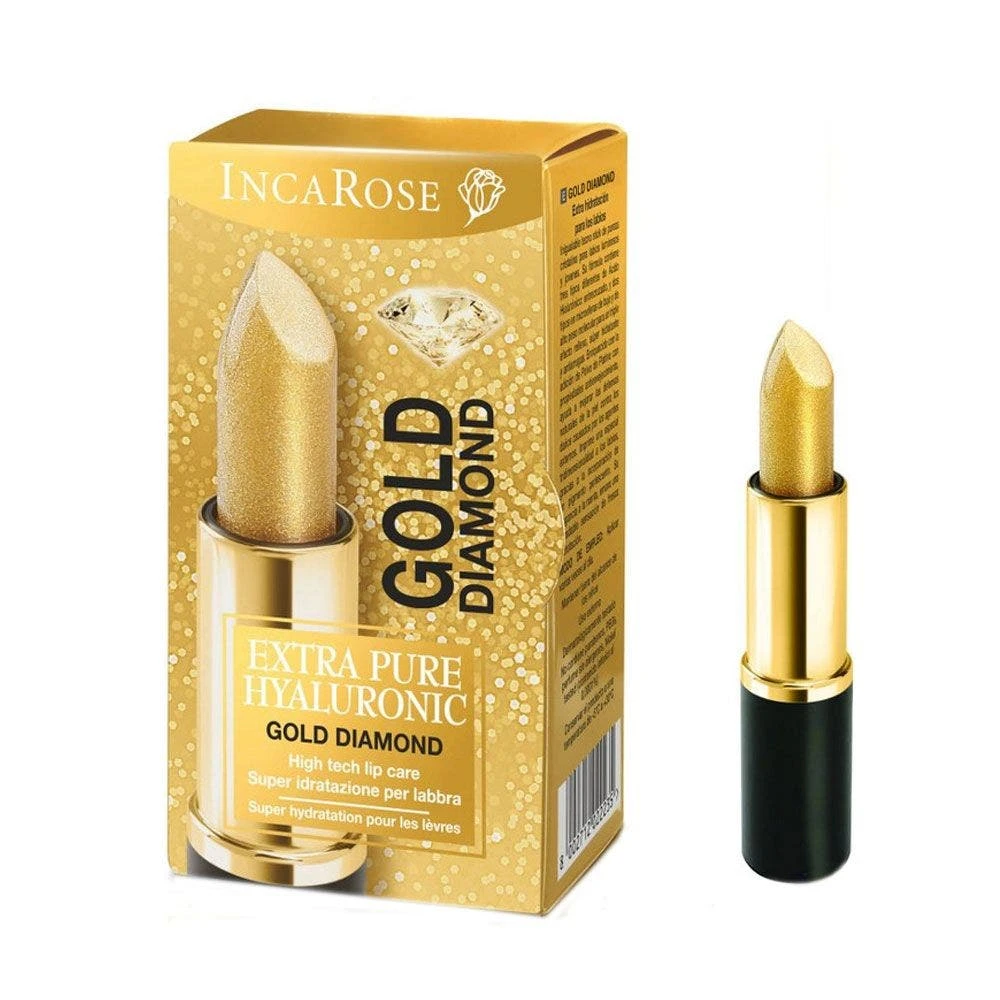 Extra Pur Gold Diamond Stick Labbra 5ml Incarose 1 Extra Pur Gold Diamond Stick Labbra 5ml Incarose