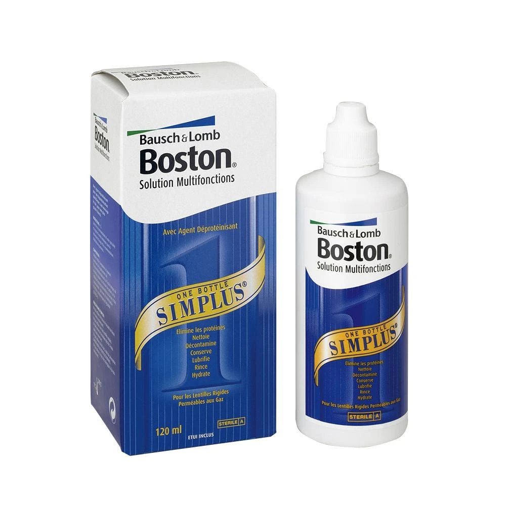 Bausch & Lomb BOSTON SIMPLUS SOLUZIONE MULTIFUNZIONALE PER LENTI RIGIDE 120ML 120ml Bausch&Lomb 1 Bausch & Lomb BOSTON SIMPLUS SOLUZIONE MULTIFUNZIONALE PER LENTI RIGIDE 120ML 120ml Bausch&Lomb