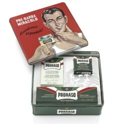 Confezione Regalo Kit Da Rasatura Linea Verde Vintage 350ml Proraso