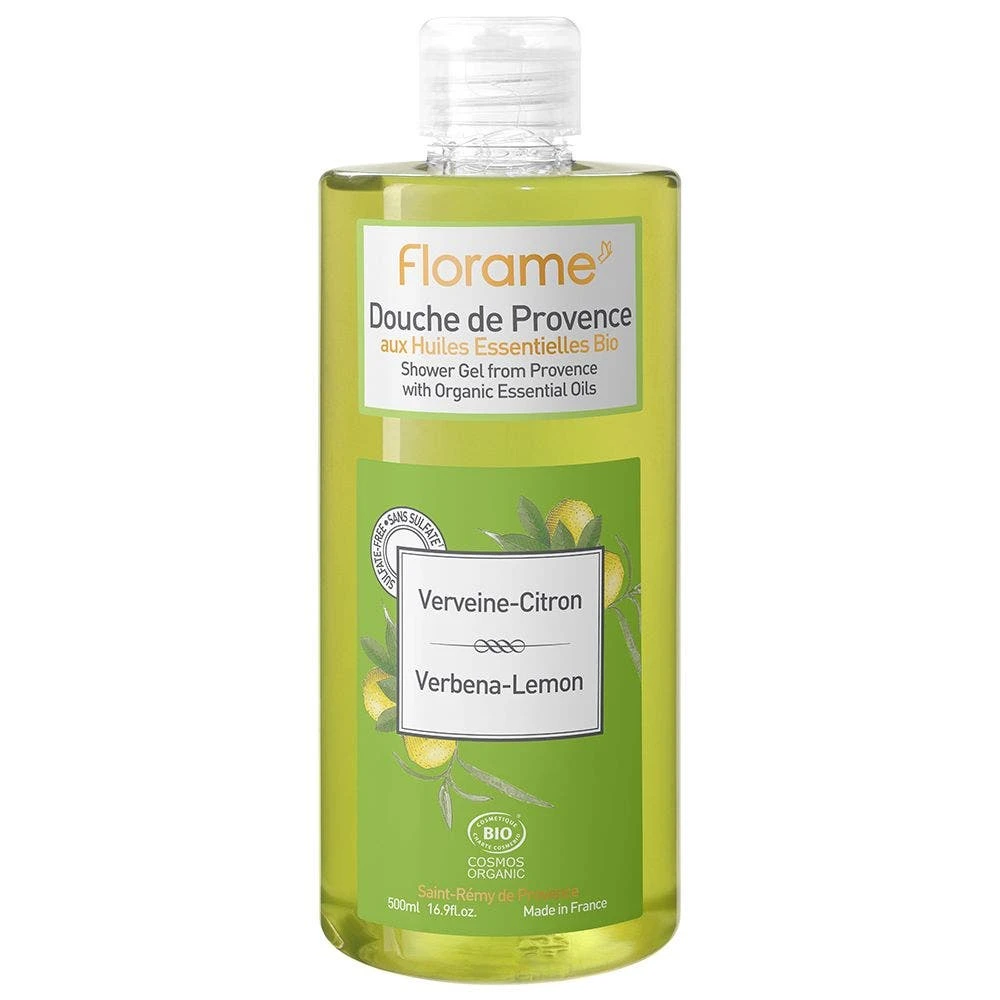 De Provence Verbena Limone Gel Doccia Bio 500ml Florame 1 De Provence Verbena Limone Gel Doccia Bio 500ml Florame