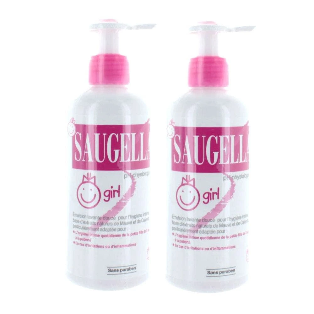 Emulsione Detergente Delicata 2x200ml Girl Saugella 1 Emulsione Detergente Delicata 2x200ml Girl Saugella