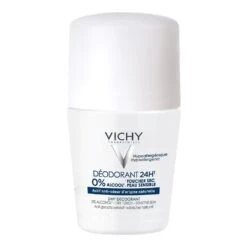 Deodorante 24h Effetto Asciutto 50ml Déodorant Roll-on Pelle Sensibile Vichy
