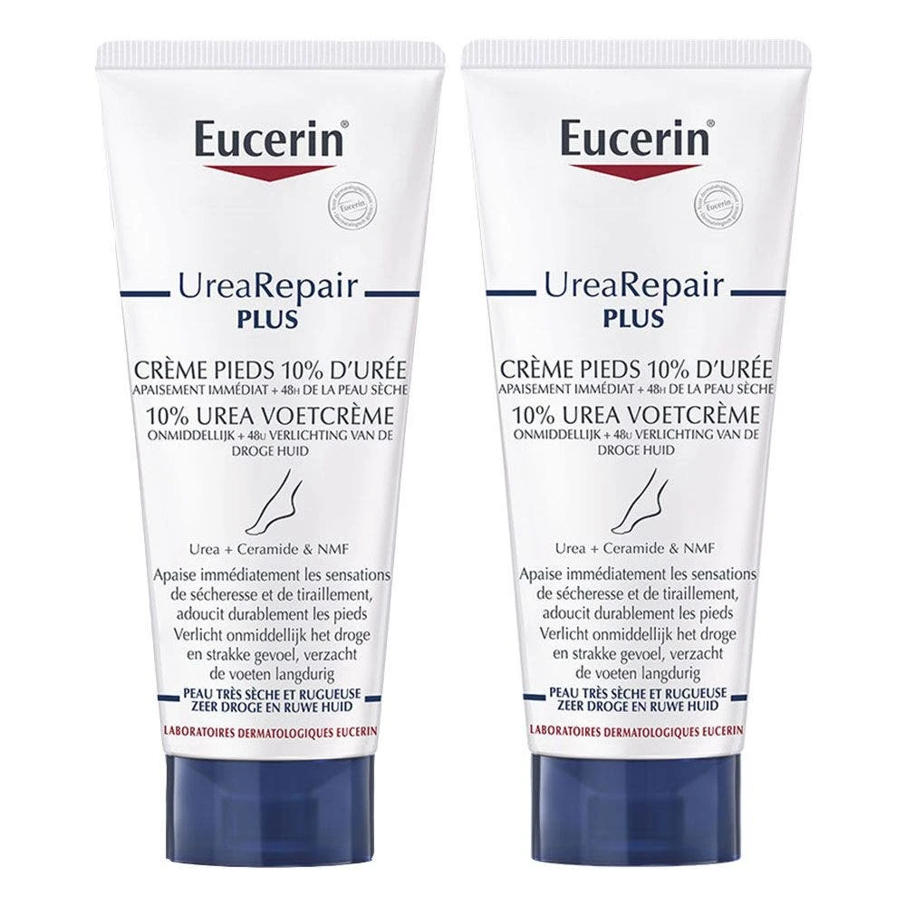 Crema Piedi 10% Urea Plus Piedi Secchi E Ruvidi 2x100ml UreaRepair Plus Peaux Sèches Et Rugueuses Eucerin 1 Crema Piedi 10% Urea Plus Piedi Secchi E Ruvidi 2x100ml UreaRepair Plus Peaux Sèches Et Rugueuses Eucerin