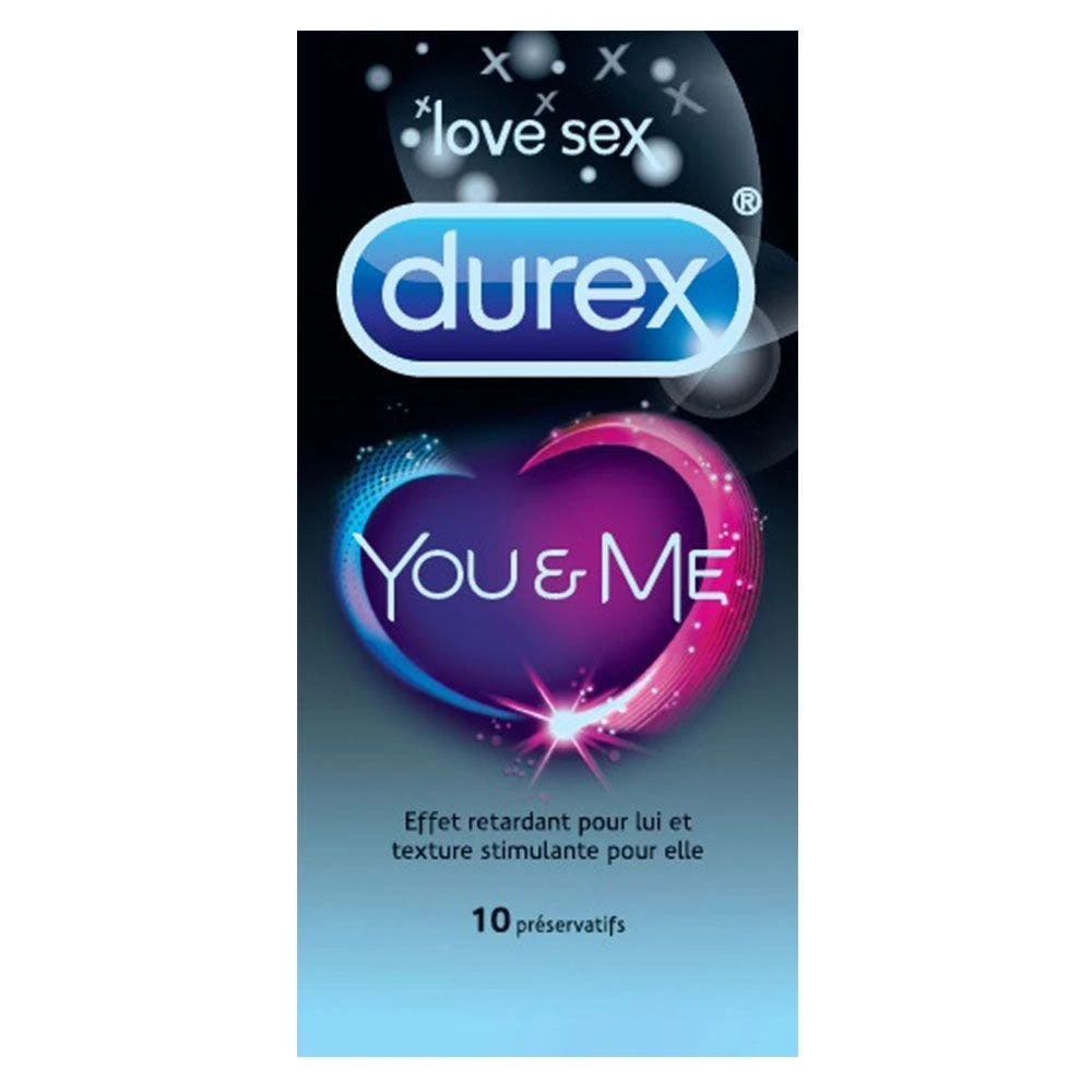Preservativi Ritardanti X10 You&Me Durex 1 Preservativi Ritardanti X10 You&Me Durex