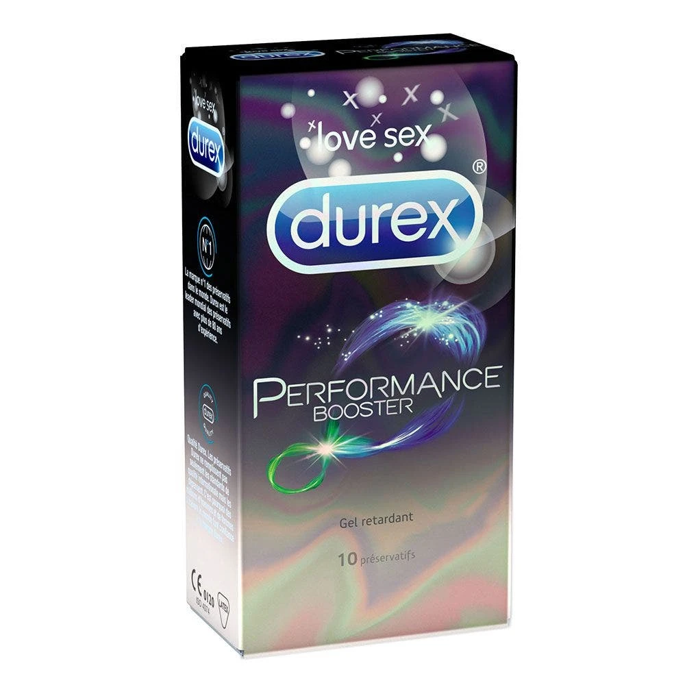 Preservativi Con Gel Ritardante 10pz Performance Booster Durex 2 Preservativi Con Gel Ritardante 10pz Performance Booster Durex - immagine 2