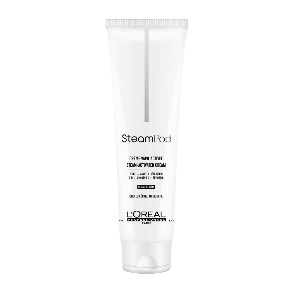 Crema Lisciante Capelli Spessi 150ml Steampod L'Oréal Professionnel 1 Crema Lisciante Capelli Spessi 150ml Steampod L'Oréal Professionnel