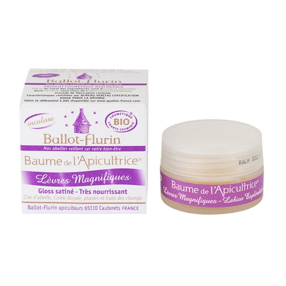 Balsamo Labbra Magnifiche Dell'apicultrice 15 Ml Ballot-Flurin 2 Balsamo Labbra Magnifiche Dell'apicultrice 15 Ml Ballot-Flurin - immagine 2