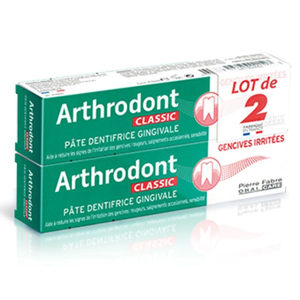 Dentifricio Classic 2x75ml Gengive Irritate Arthrodont 1 Dentifricio Classic 2x75ml Gengive Irritate Arthrodont