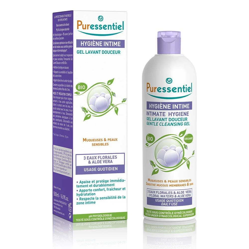 Gel Detergente Delicato Bio 500ml Hygiène Intime Puressentiel 1 Gel Detergente Delicato Bio 500ml Hygiène Intime Puressentiel