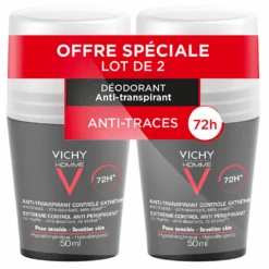 Deodorante Antitraspirante Efficacia 72h Controllo Estremo 2x50ml Déodorant Roll-on Vichy