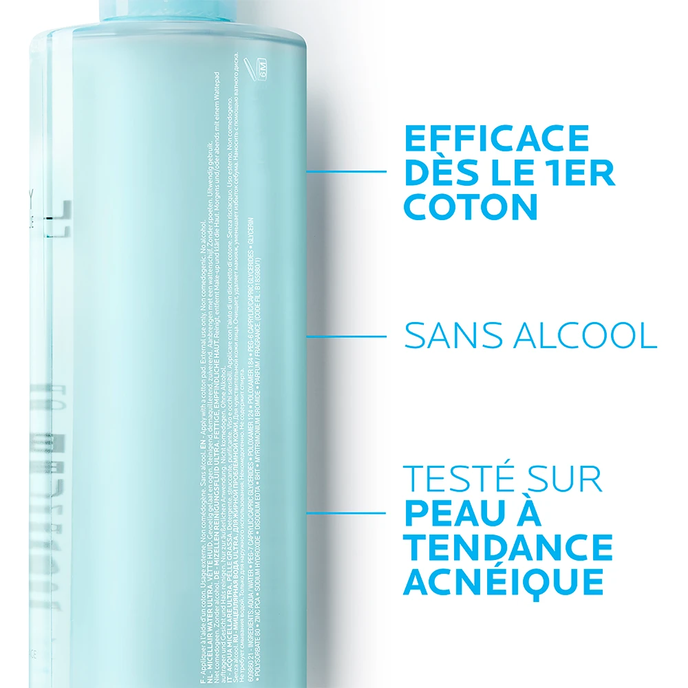 Eau Micellaire Ultra 200 Ml Toilette Physiologique Pelle Grassa La Roche-Posay 4 Eau Micellaire Ultra 200 Ml Toilette Physiologique Pelle Grassa La Roche-Posay - immagine 4