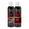 Schiuma Da Barba Anti-irritazioni Pelle Sensibile 2x200ml Homme Vichy
