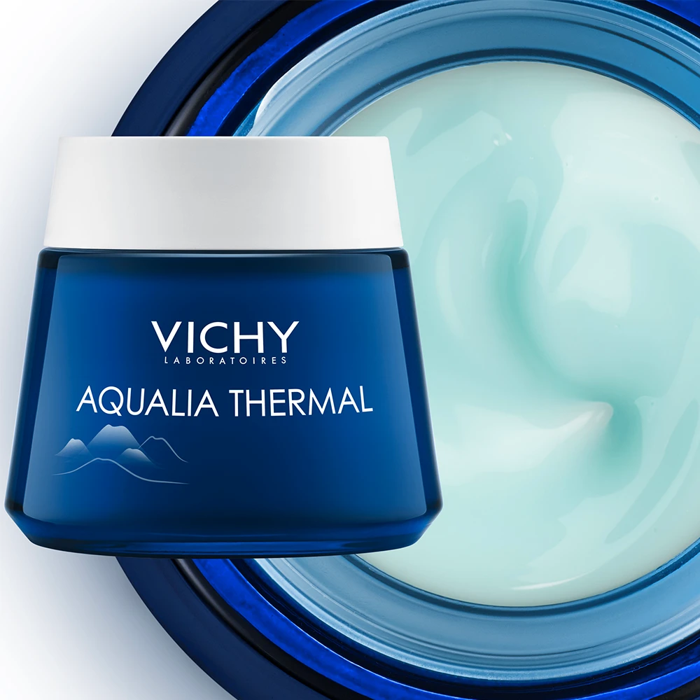 Crema Viso Notte Acqua Termale SPA E Acido Ialuronico 75ml Aqualia Vichy 6 Crema Viso Notte Acqua Termale SPA E Acido Ialuronico 75ml Aqualia Vichy - immagine 6